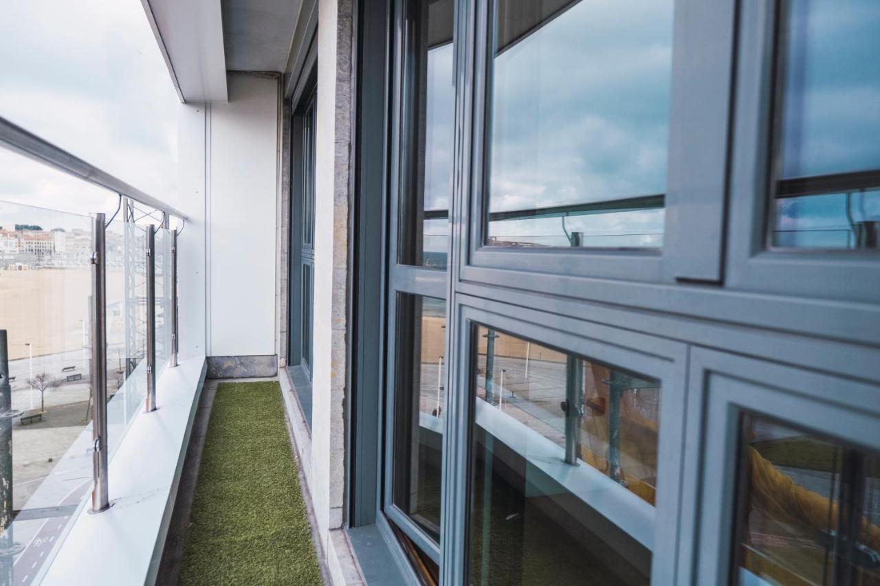 El Sexto De La Playa + Parking Gratis Daire Gijón Dış mekan fotoğraf